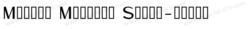 Mellow Morning Small字体转换